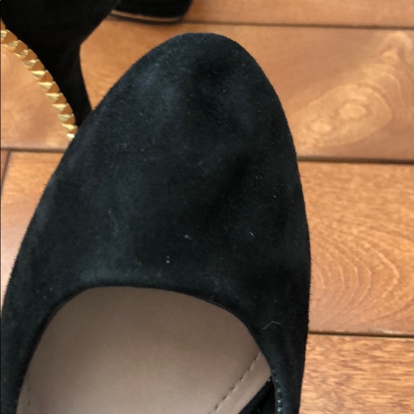 Vince Camuto Black Suede Platform Pumps - Picture 7 of 7